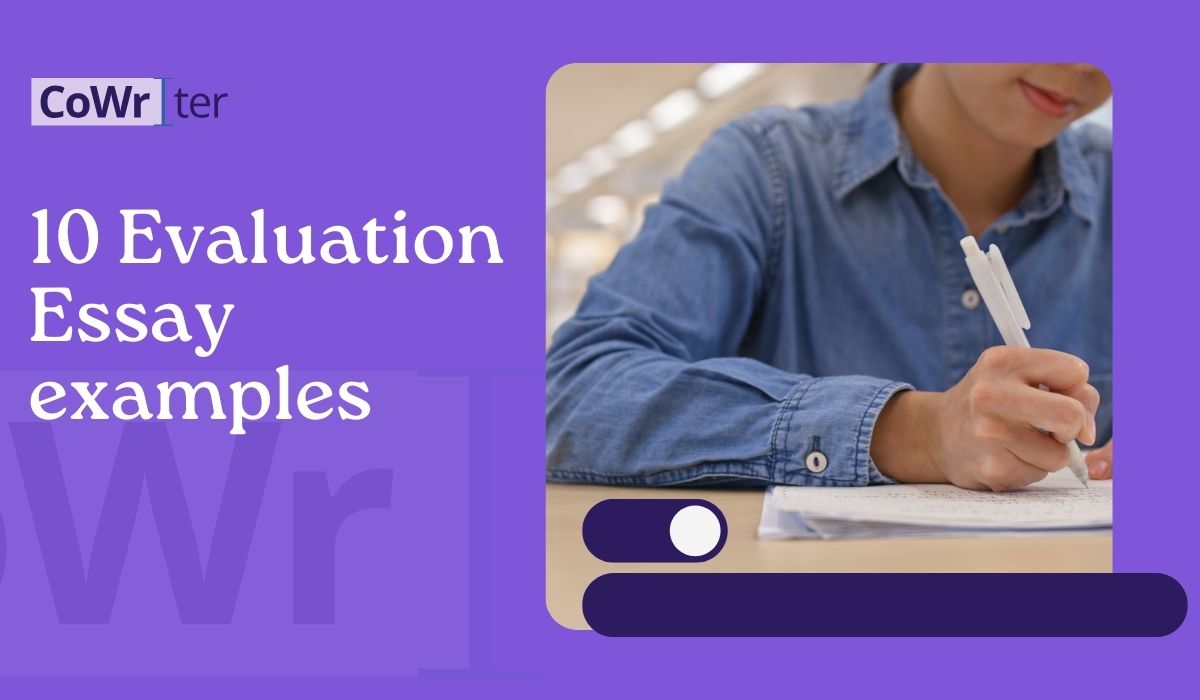 10 Evaluation Essay examples