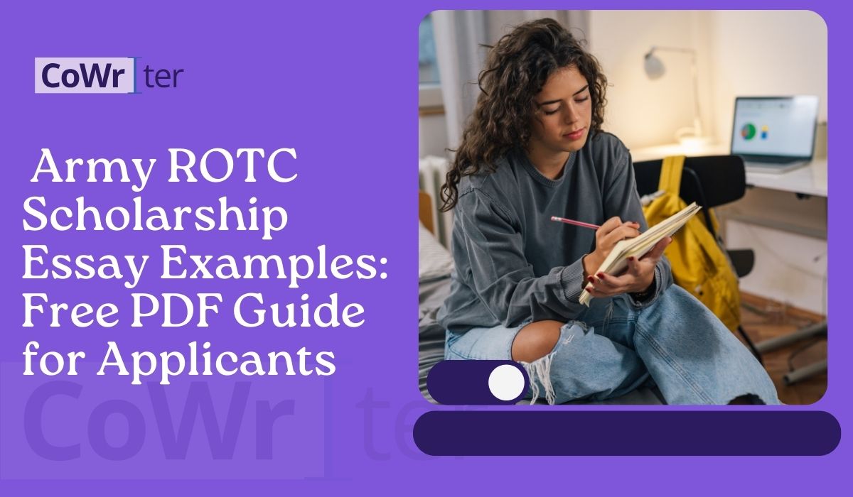 Army ROTC Scholarship Essay Examples: Free PDF Guide for Applicants