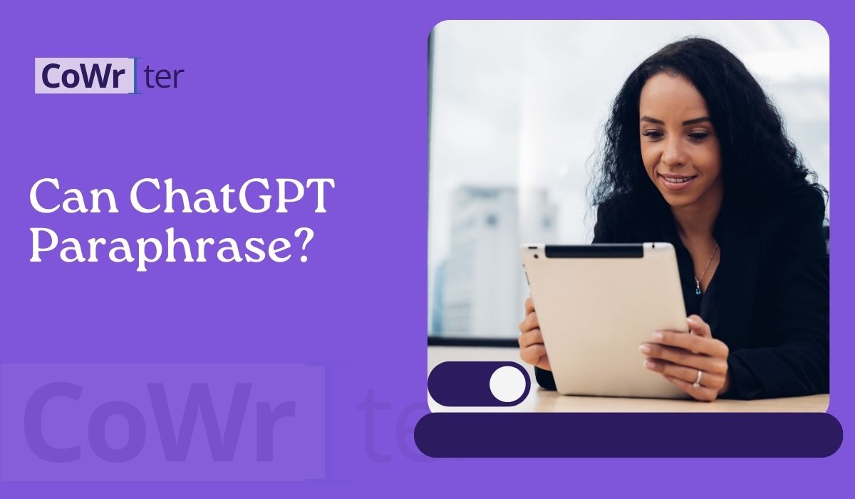 Can ChatGPT Paraphrase?