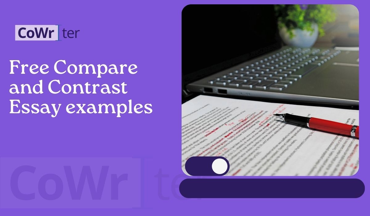 Free Compare and Contrast Essay Examples
