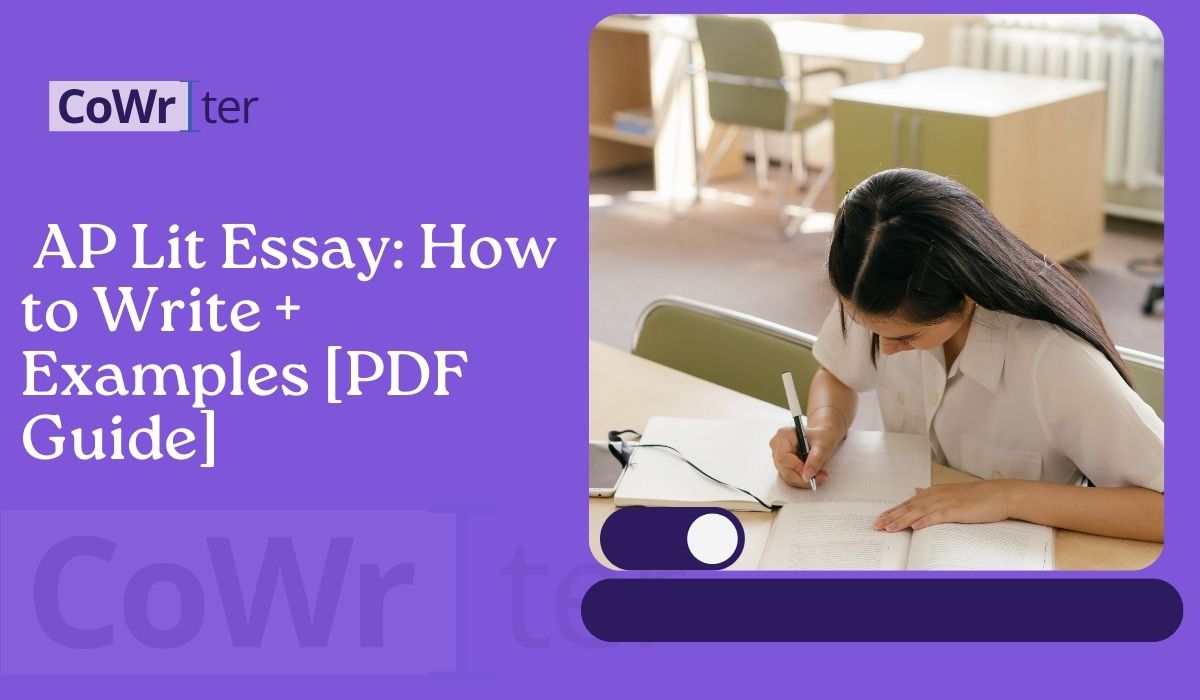 AP Lit Essay: How to Write + Examples [PDF Guide]