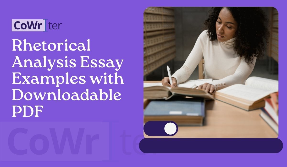 Rhetorical Analysis Essay Examples with Downloadable PDF