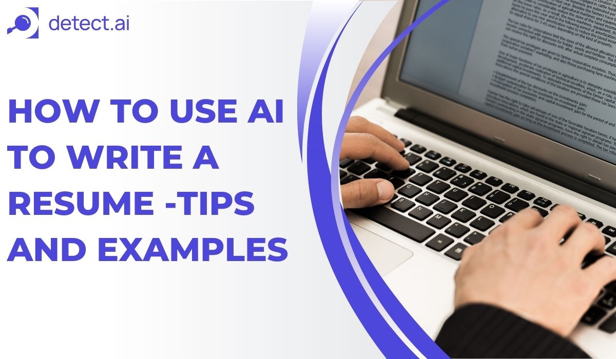 How to Use AI to Write a Resume -Tips and Examples