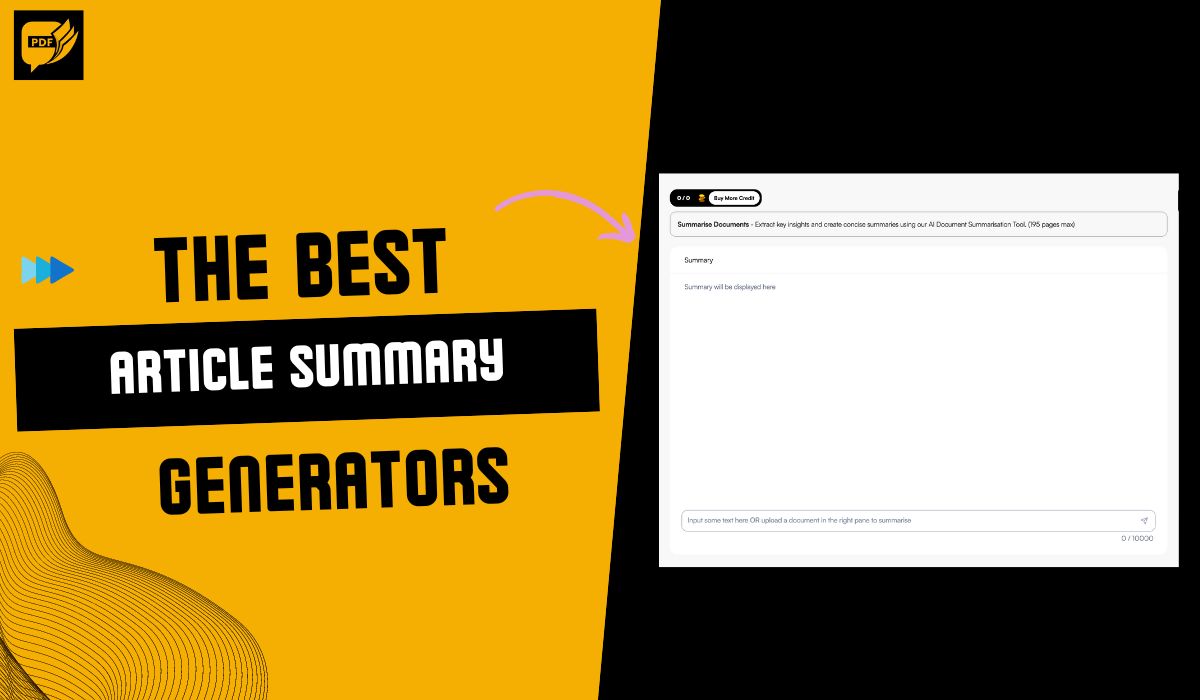 5 Best AI Article Summary Generators