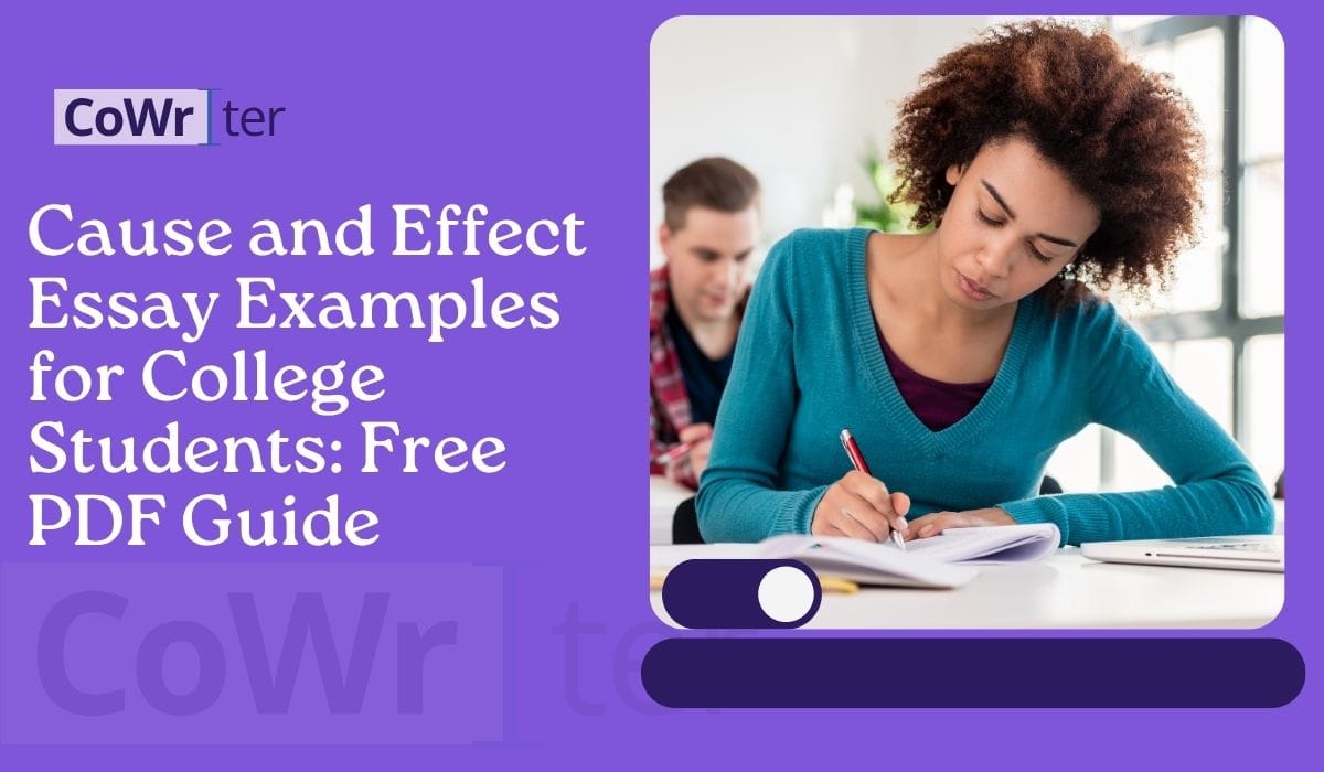 Cause and Effect Essay Examples for College Students: Free PDF Guide