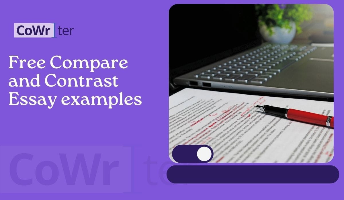 Free Compare and Contrast Essay Examples