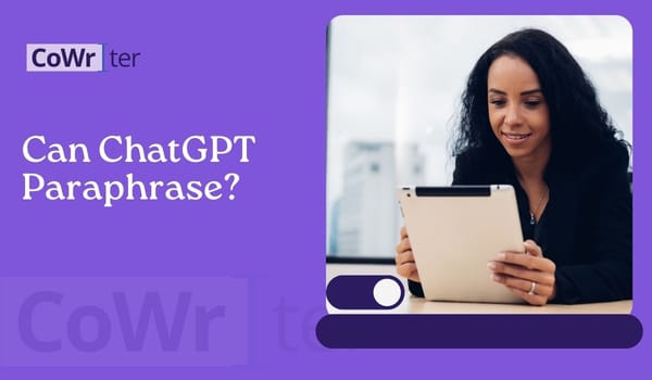 Can ChatGPT Paraphrase?