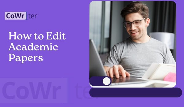How to Edit Academic Papers: Checklist for Editing