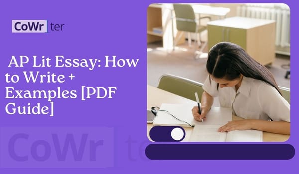 AP Lit Essay: How to Write + Examples [PDF Guide]