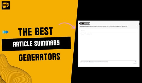 5 Best AI Article Summary Generators